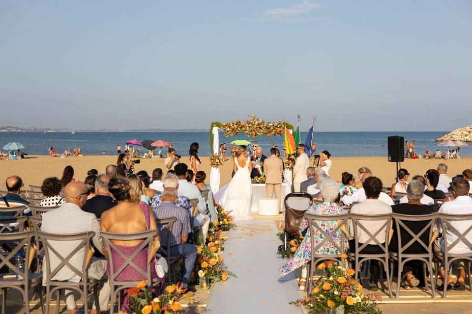 Pedane in spiaggia