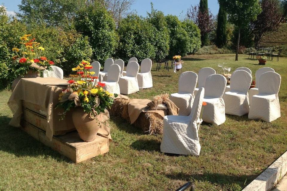 Allestimento matrimonio estern