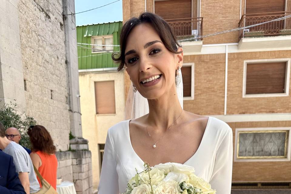 Bouquet da sposa a goccia