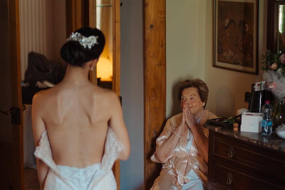 Bride's prep