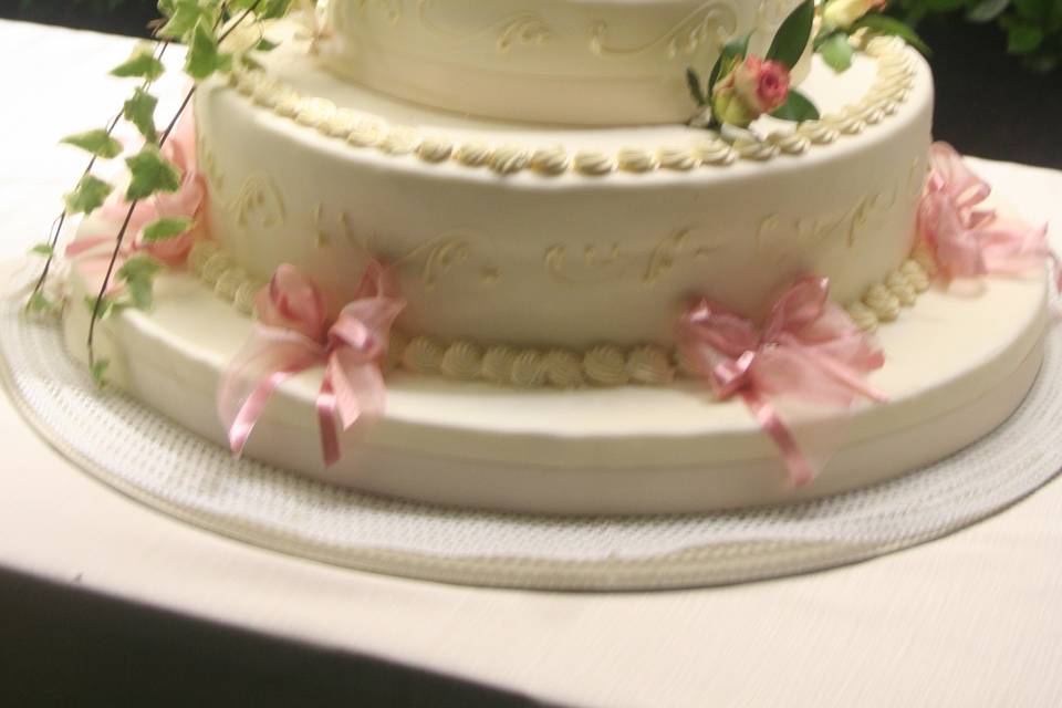 Wedding cake rosa