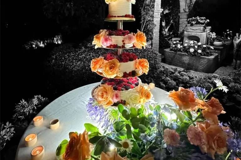 Torta di Matrimonio con frutta