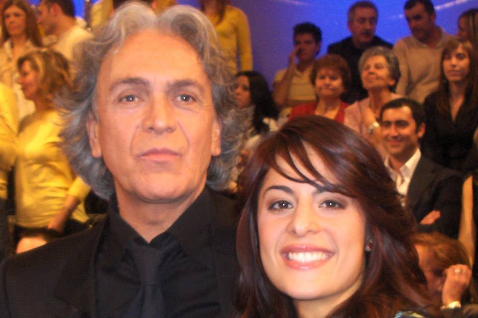 Sara con Fausto Leali