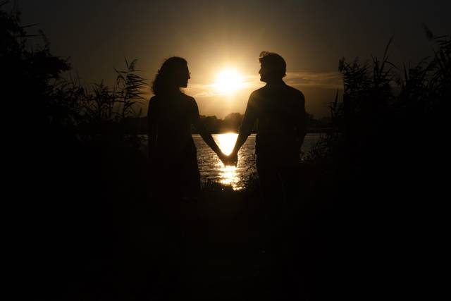 Tramonto sul lago di Mantova