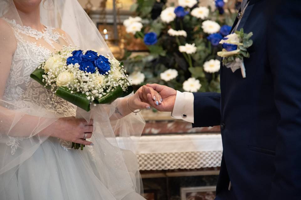 Mani e bouquet