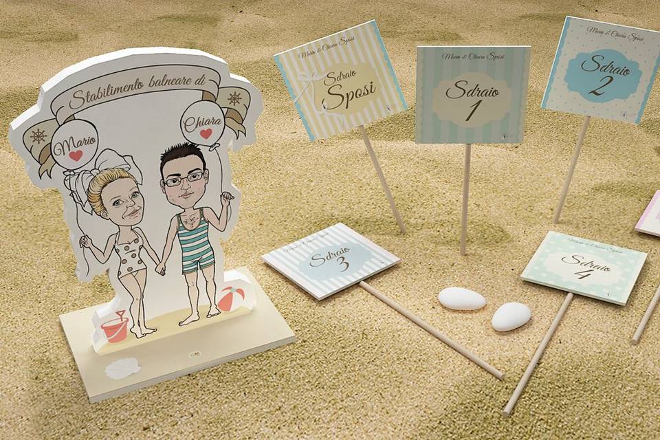 Cake topper e segnaposto