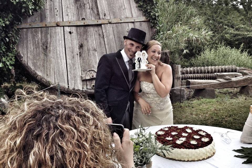 Cake topper illustrato