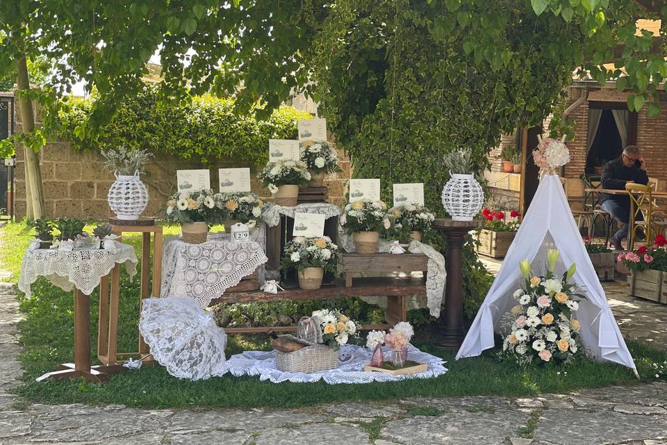 Matrimonio tema pic nic