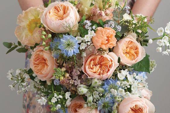 Bouquet rose inglesi juliet