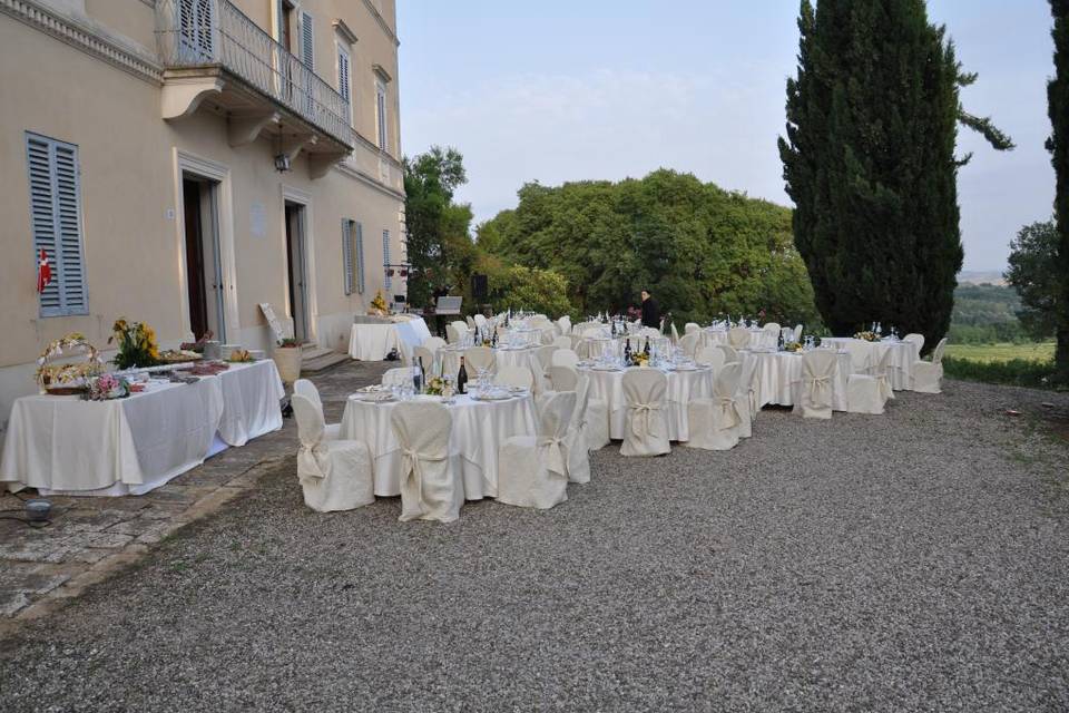 Evento sul piazzale di Certano