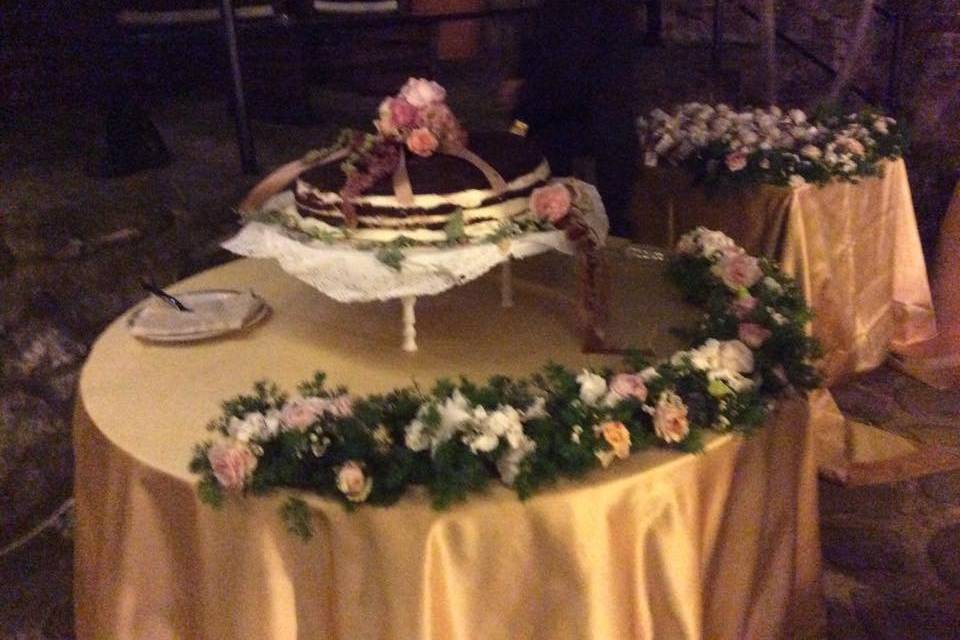 Naked cake royal