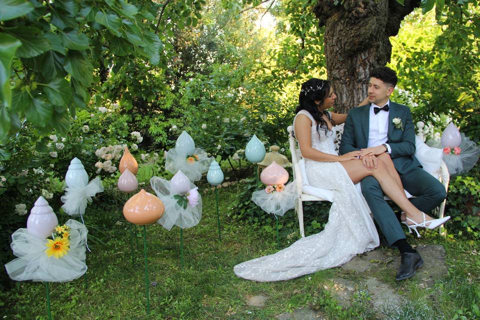 Allestimento matrimonio
