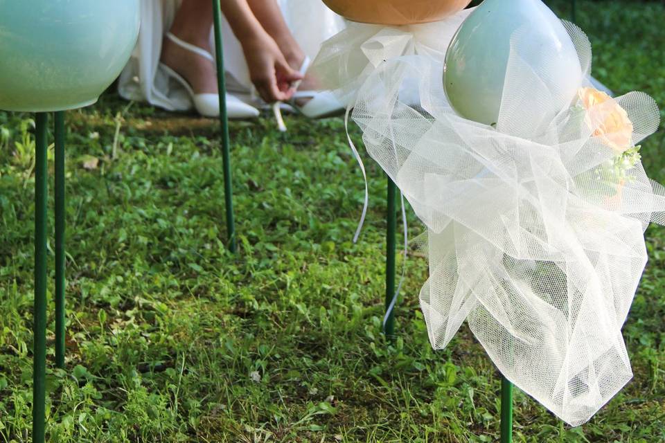 Allestimento matrimonio piumbi