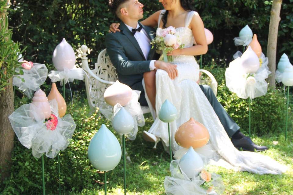 Allestimento matrimonio piumbi
