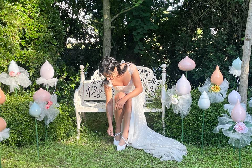 Allestimento matrimonio piumbi