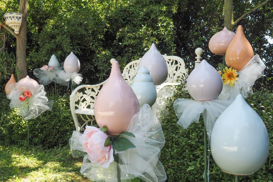 Allestimento matrimonio piumbi