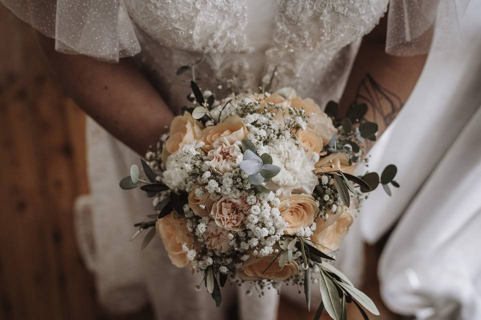 Bouquet con girasoli