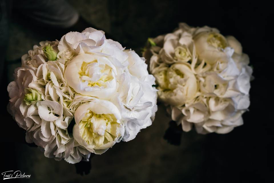 Bouquet con girasoli