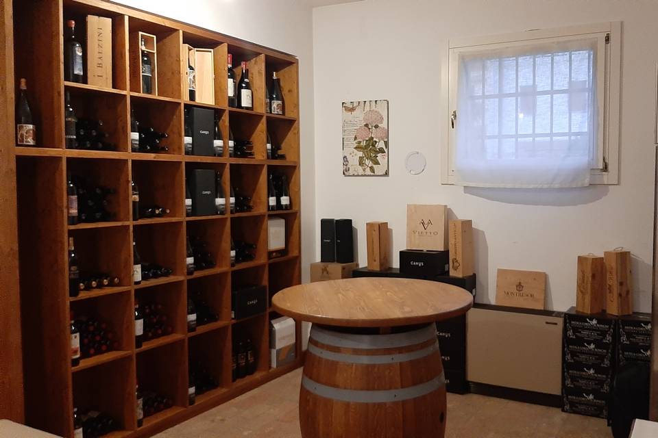 Cantina per degustazione