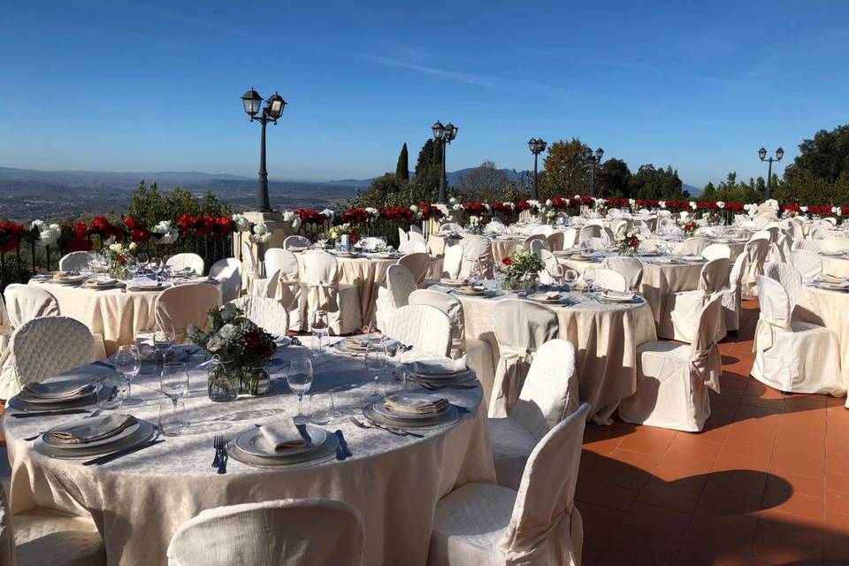 Matrimonio in terrazza