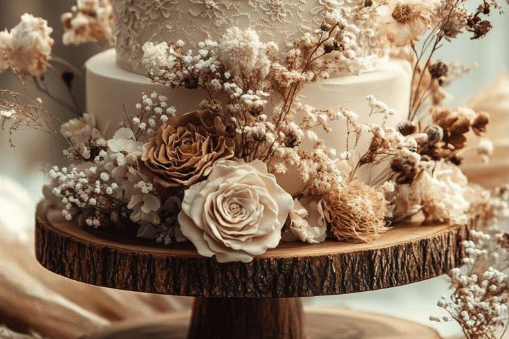 Torta boho chic
