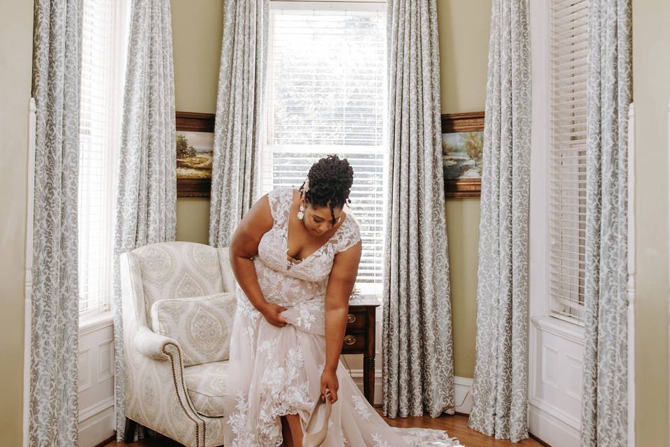 Preparazione sposa