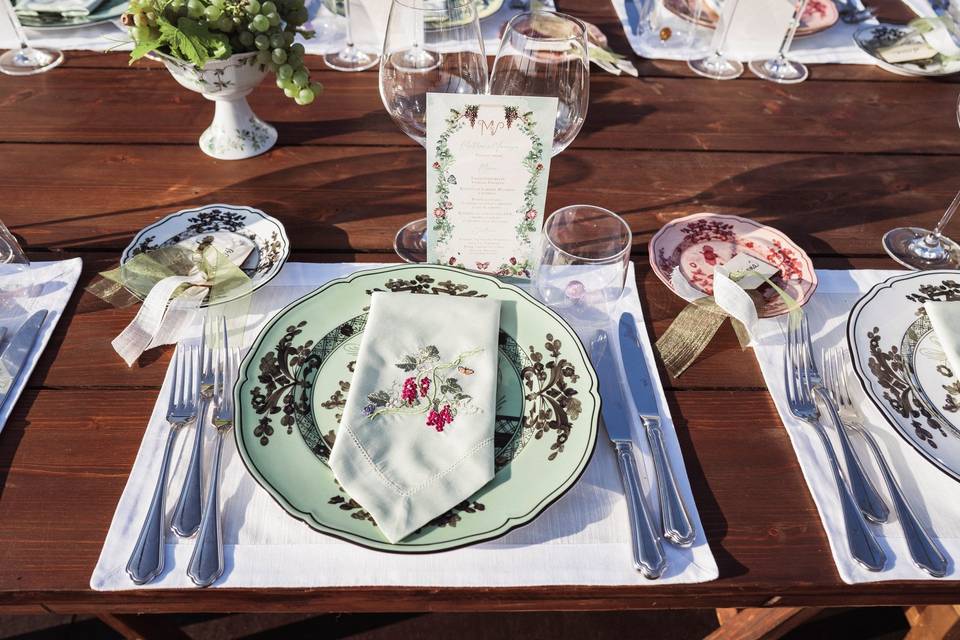 Dettagli mise en place