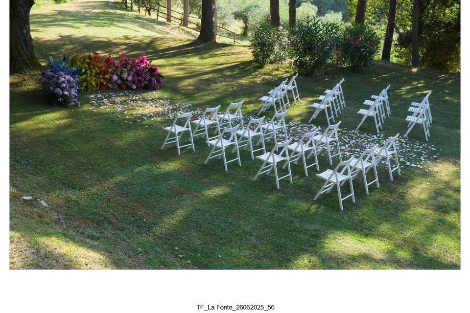 Angolo per cerimonia