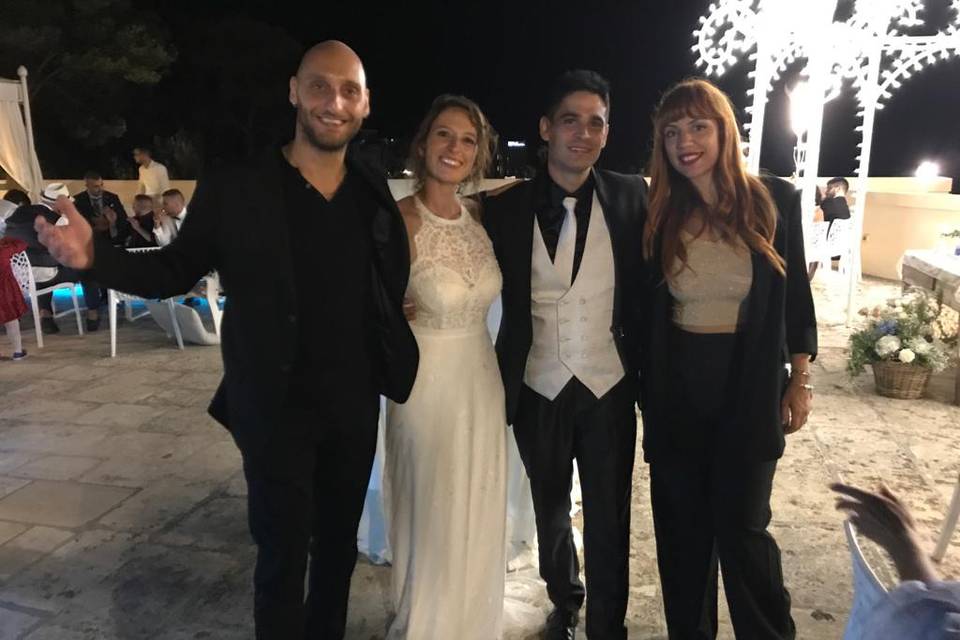 Foto con i nostri sposi