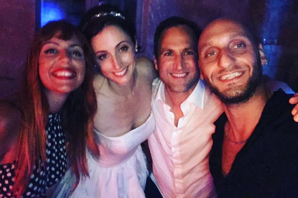 Foto con i nostri sposi