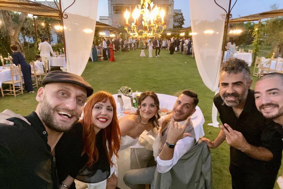 Foto con i nostri sposi