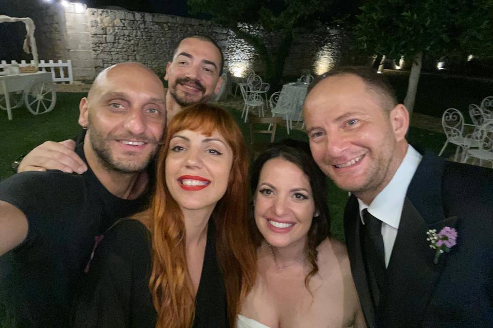 Foto con i nostri sposi