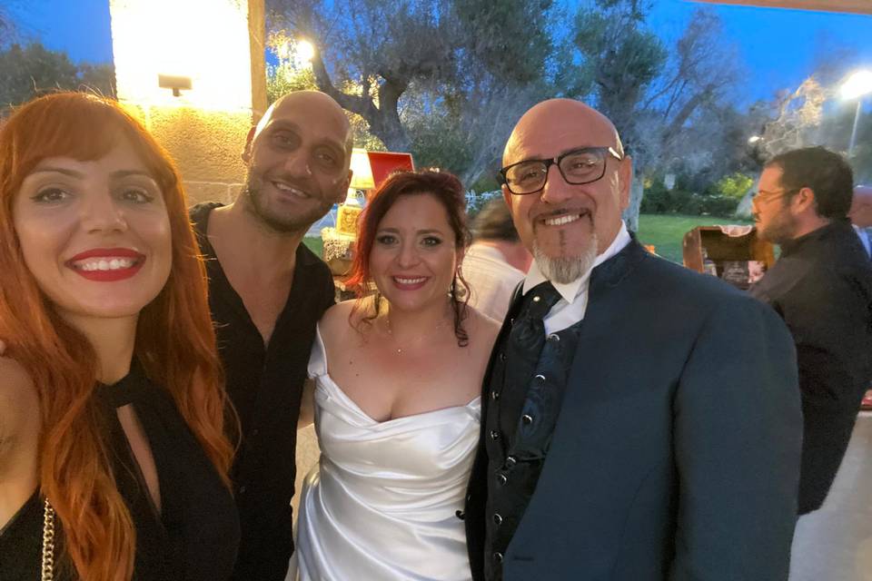 Foto con i nostri sposi