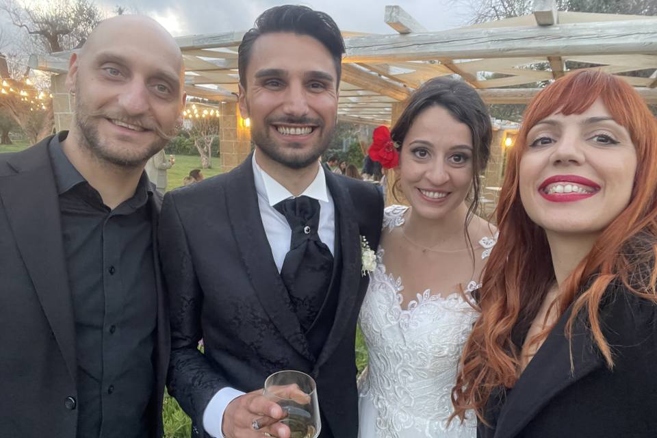 Foto con i nostri sposi