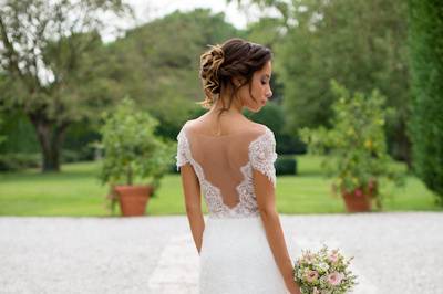 La sposa in posa