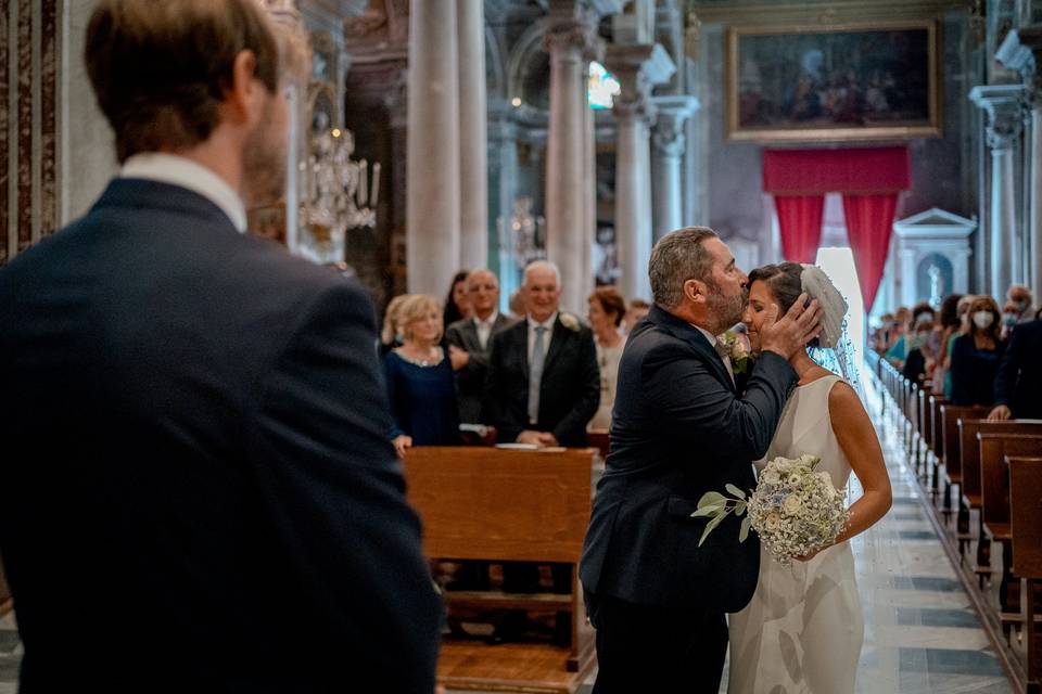 Bride and her dad