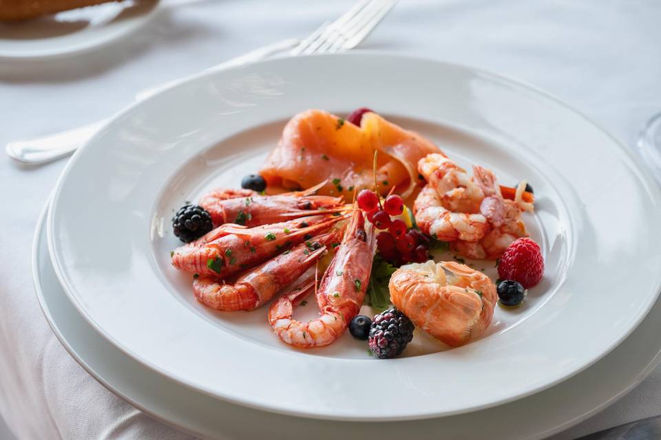Ristorante dettaglio piatti