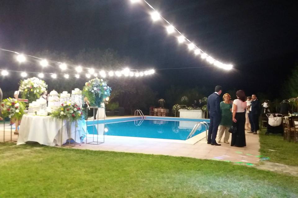 Matrimonio in piscina