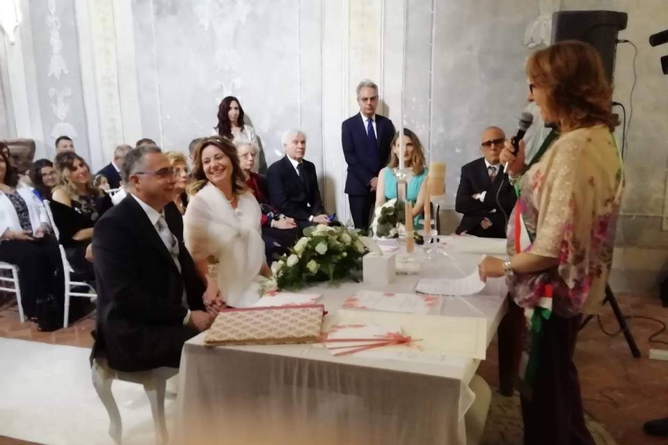 Sposa emozionata