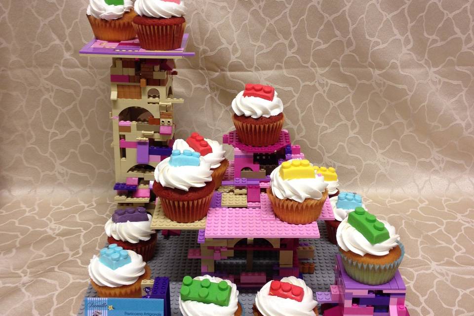 Lego cupcakes
