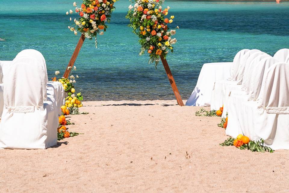 Cerimonia in spiaggia