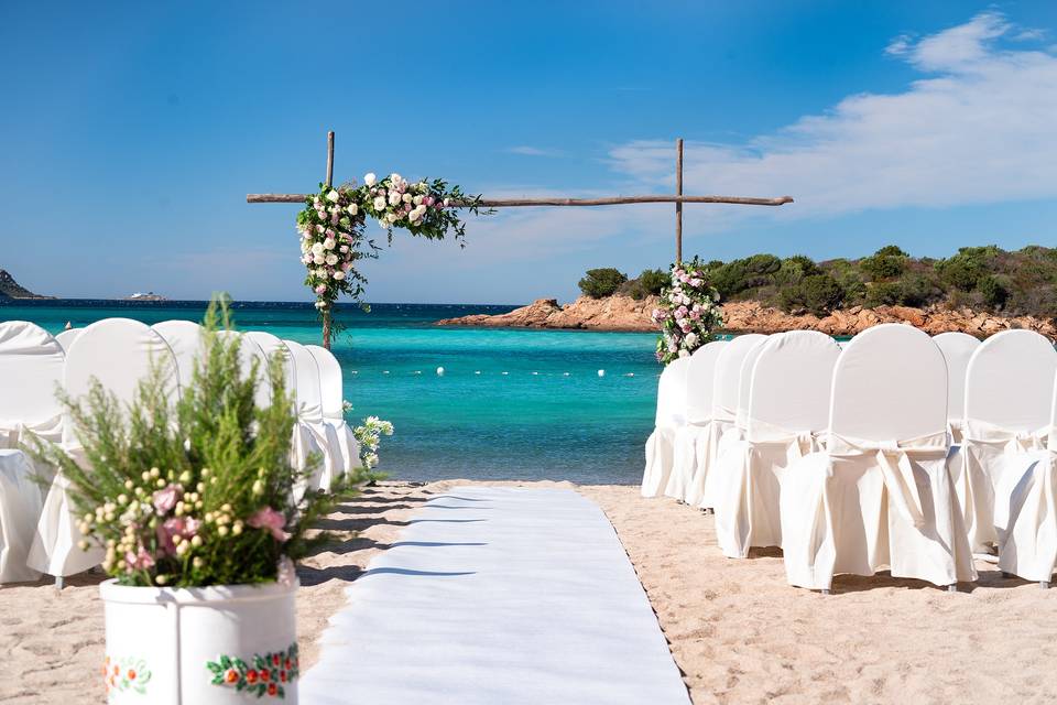 Cerimonia in spiaggia