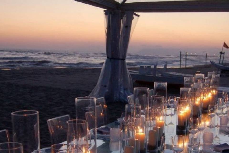 Cena in spiaggia