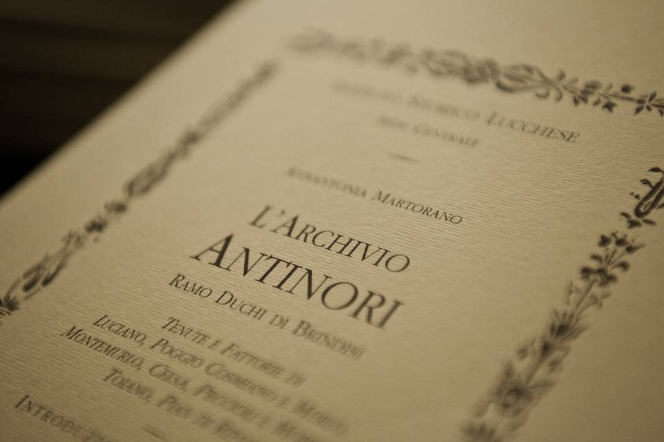 L'archivio Antinori