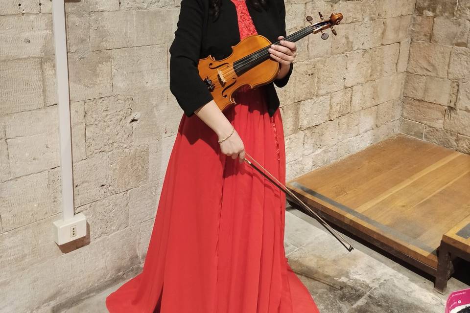 Red dress