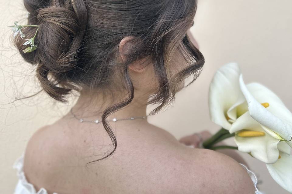 Chignon romantico