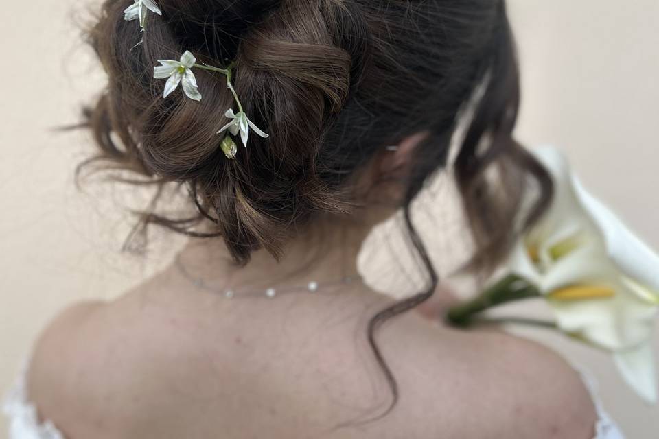 Chignon romantico