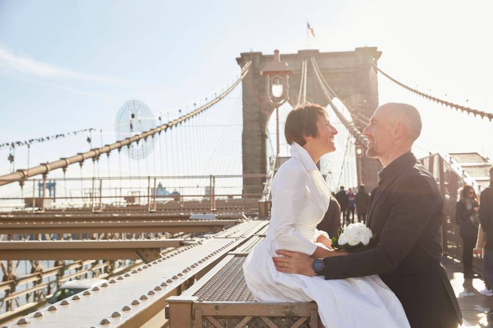 Matrimonio sul Brooklyn Bridge