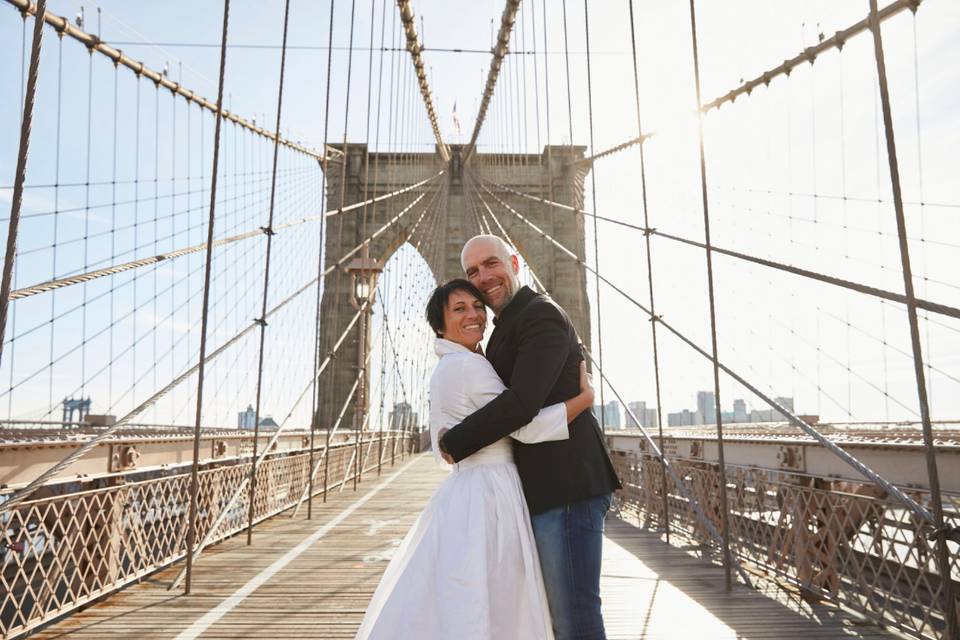 Matrimonio sul Brooklyn Bridge