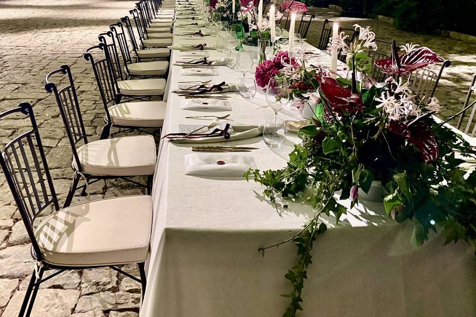 Allestimento tavolo